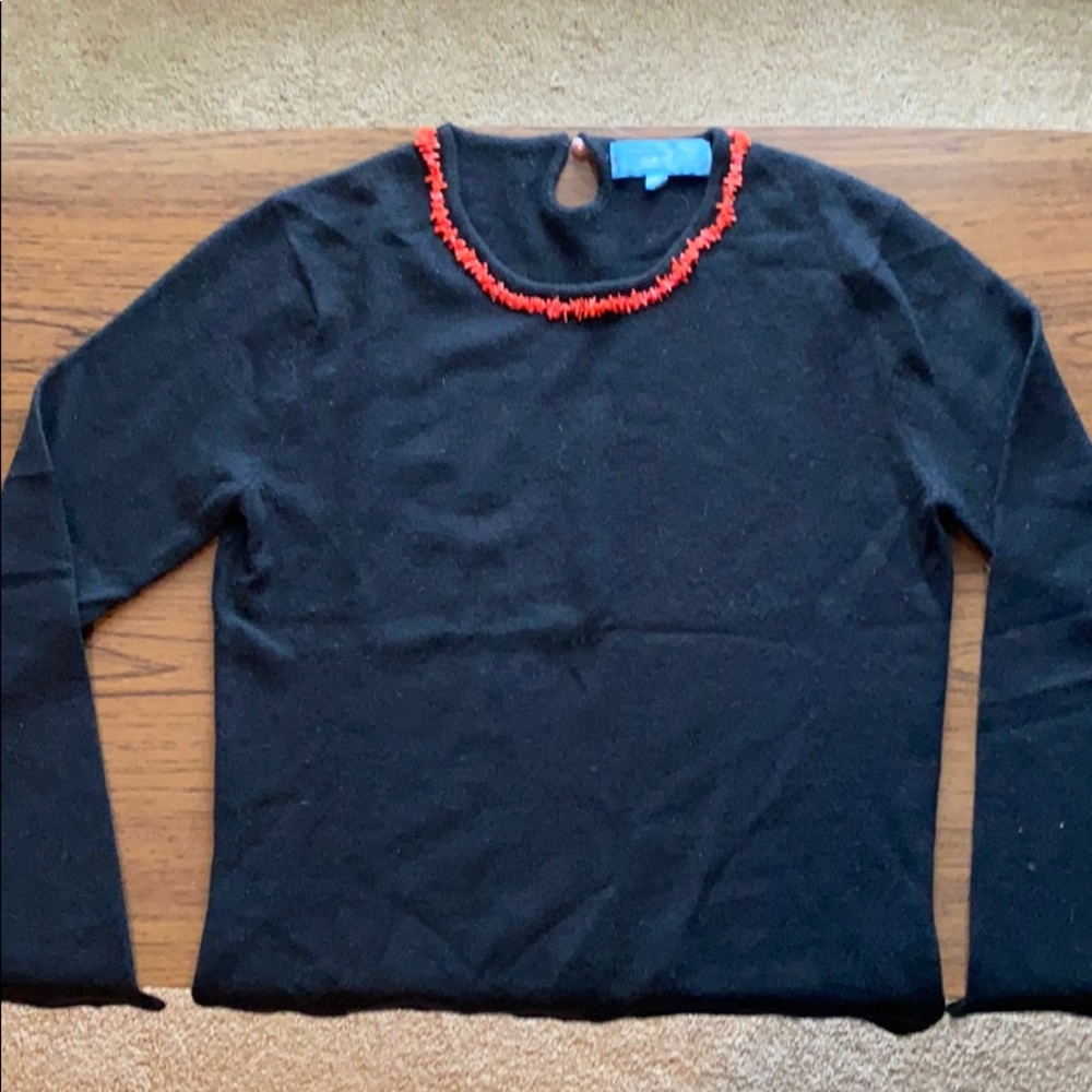 J. Mclaughlin Cashmere/Cotton Sweater - image 1